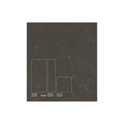 Gioia Materia Carrelage grès cérame effet pierre ST VINCENT 260x120 cm Gris Foncé, Anthracite - Naturel - boîte de 3.10 m2- Carrelage Sol Pour Wc