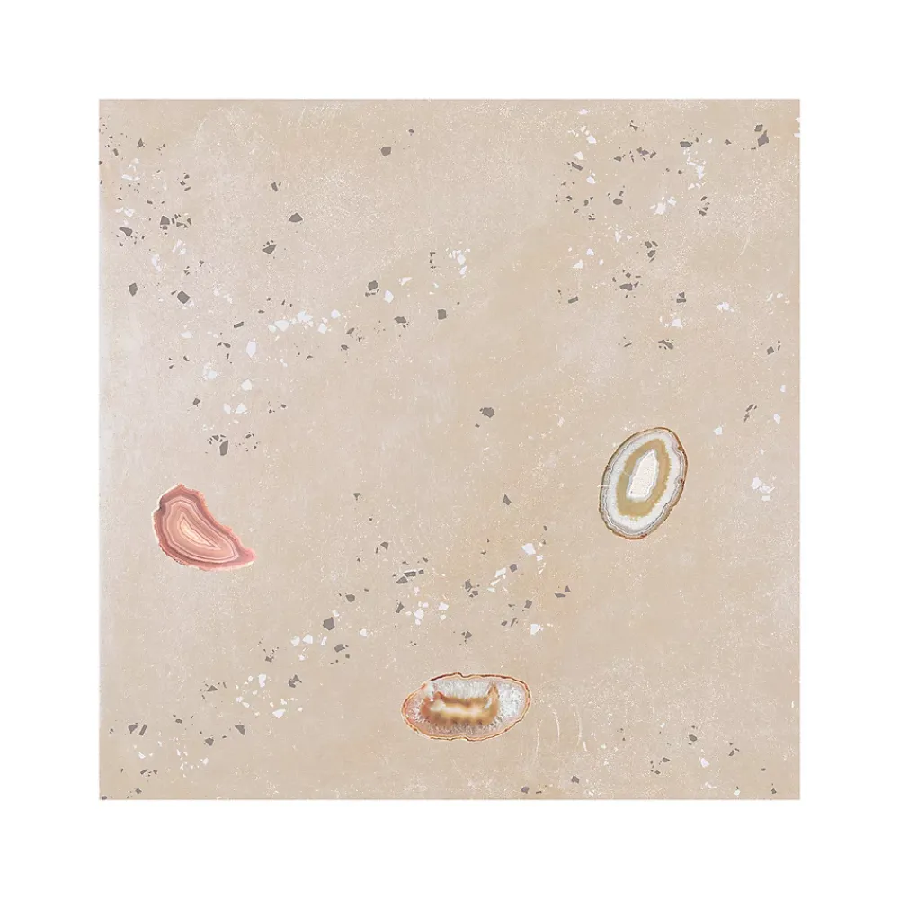 Gioia Materia Carrelage Sol Pour Wc|Carrelage Sol Uni<Carrelage grès cérame effet terrazzo FRAGMENT 60x60cm Décor Beige - Naturel - boîte de 1.42 m2