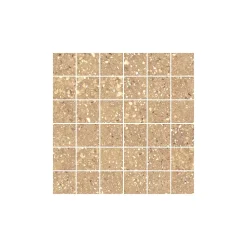 Gioia Materia Carrelage Sol Pour Wc<Carrelage grès cérame effet terrazzo Wind Mosaïque 5x5 cm Miel - Naturel - boîte de 0.71 m2 -