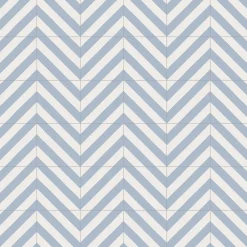 Gioia Materia Carrelage grès cérame effet carreau de ciment MAORI GOROKA 20x20 cm Bleu Ciel - Mat - boîte de 1 m2- Carrelage Sol Pour Salle De Bains