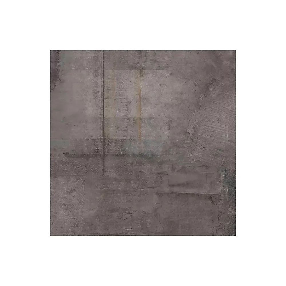 Gioia Materia Carrelage grès cérame effet béton brut TATTOO 90x90 cm Noir - - boîte de 1.601 m2- Carrelage Sol Pour Wc