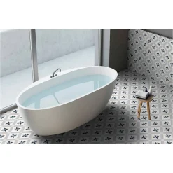 Gioia Materia Carrelage Sol Pour Wc<Carrelage grès cérame effet carreau ciment PARIS LUNA 25x25cm 25x25 cm Amande - Mat - boîte de 1.13 m2