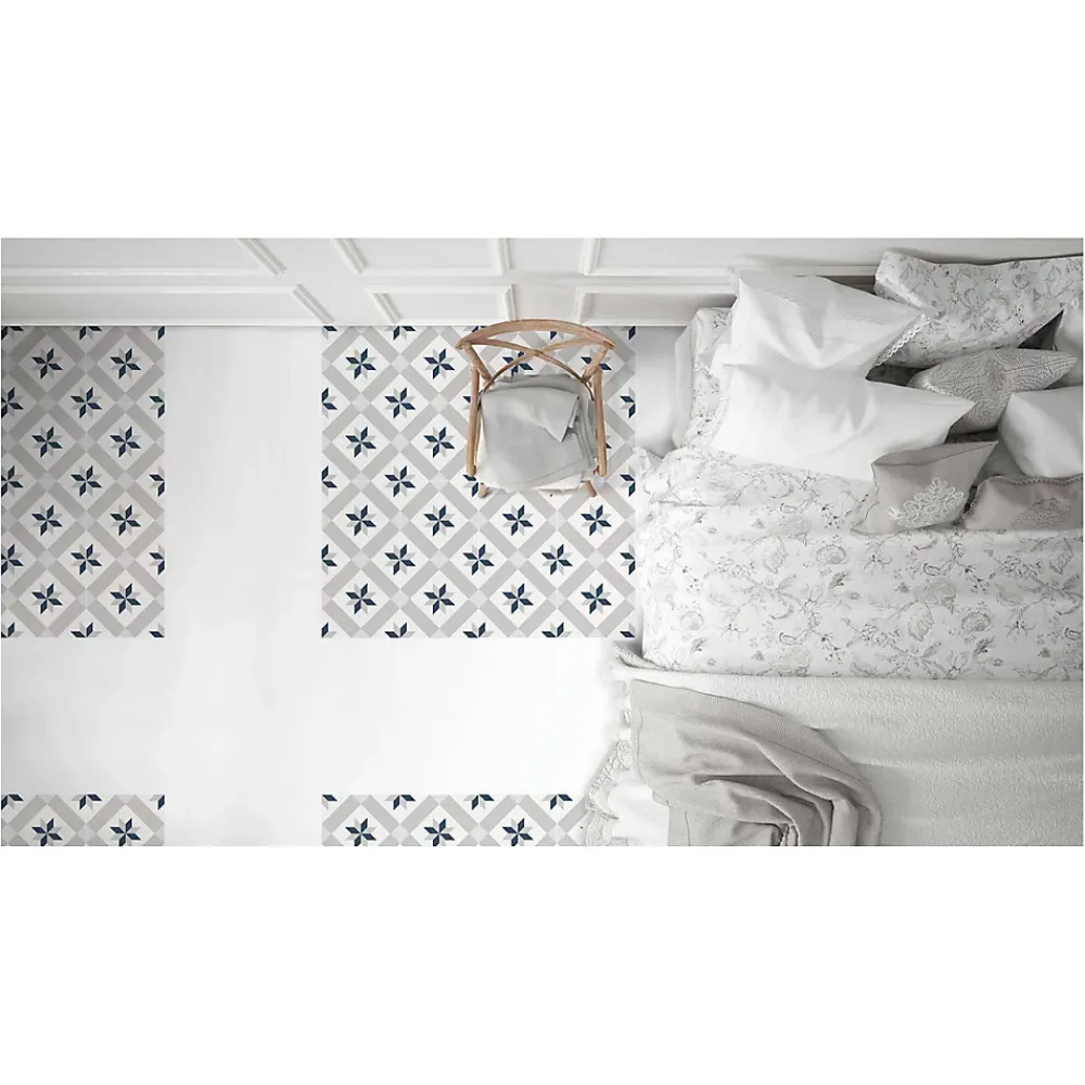 Gioia Materia Carrelage Sol Pour Wc<Carrelage grès cérame effet carreau ciment PARIS LUNA 25x25cm 25x25 cm Amande - Mat - boîte de 1.13 m2