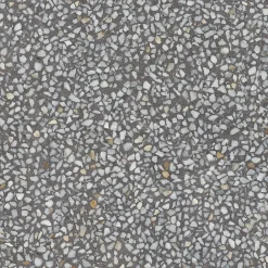Gioia Materia Carrelage Sol Pour Wc|Carrelage Sol Uni<Carrelage grès cérame effet terrazzo PORTOFINO 60x60 cm Gris Foncé, Anthracite - Semi-Poli / Lappato - boîte de 01.06 m2