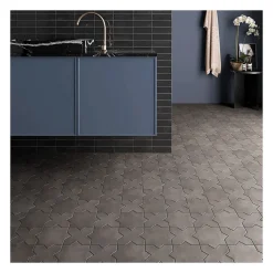 Gioia Materia Carrelage grès cérame effet rustique AL ANDALUS Etoile Mud - Mat - boîte de 0.49 m2- Carrelage Sol Uni
