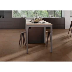 Gioia Materia Carrelage Sol Pour Wc<Carrelage grès cérame effet métal ZINC 60x30 cm Marron - Naturel - boîte de 1.42 m2