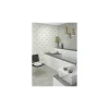 Gioia Materia Carrelage grès cérame effet terrazzo PORTOFINO 120x120 cm Gris Moyen - Mat - boîte de 1.44 m2- Carrelage Sol Pour Wc|Carrelage Sol Uni
