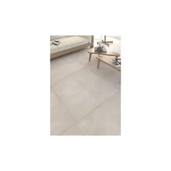 Gioia Materia Carrelage Sol Pour Wc<Carrelage grès cérame effet ciment RIFT 60x60 cm Beige - Mat - boîte de 01.08 m2