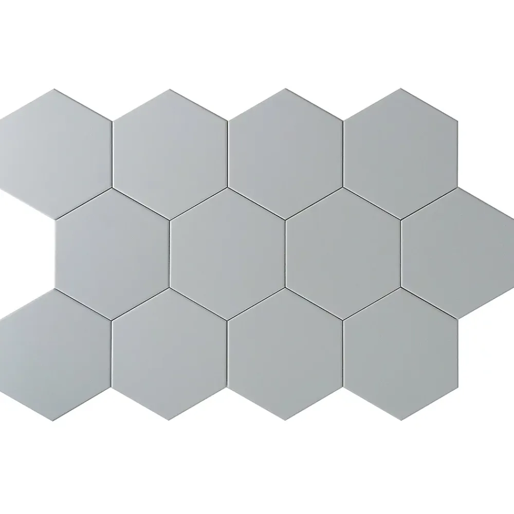 Lux Mosaic Carrelage Sol Pour Cuisine<Carrelage Hexagonal Effet Béton Gris Clair Intérieur/Extérieur . Grès Cérame. Essence Pearl 14x16cm