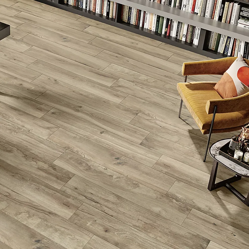 Love Carrelage imitation bois - Série WOODEN - Dimensions: 20 x100 cm - Dark Beige- Carrelage Sol Effet Bois