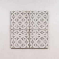 Les Carreaux De Jean Carrelage Imitation Carreaux de Ciment GRAFTON 20x20 Abbey Taupe - Les Carreaux de Jean- Carrelage Sol Effet Carreaux De Ciment