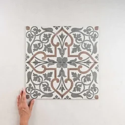 Gioia Materia Carrelage Sol Effet Carreaux De Ciment|Carrelage Sol Pour Cuisine<Carrelage Imitation Carreaux de Ciment ART NOUVEAU DECOR 20x20 Folies Bergères - Les Carreaux de Jean