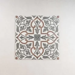 Gioia Materia Carrelage Sol Effet Carreaux De Ciment|Carrelage Sol Pour Cuisine<Carrelage Imitation Carreaux de Ciment ART NOUVEAU DECOR 20x20 Folies Bergères - Les Carreaux de Jean