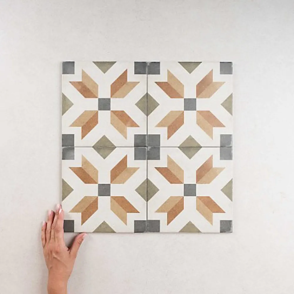 Gioia Materia Carrelage Sol Pour Cuisine|Carrelage Sol Effet Carreaux De Ciment<Carrelage Imitation Carreaux de Ciment ART NOUVEAU DECOR 20x20 Empire Colour - Les Carreaux de Jean