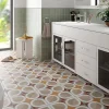 Gioia Materia Carrelage Sol Pour Cuisine<Carrelage Imitation Carreaux de Ciment BAUHOME 20x20 Blatt Warm - Les Carreaux de Jean