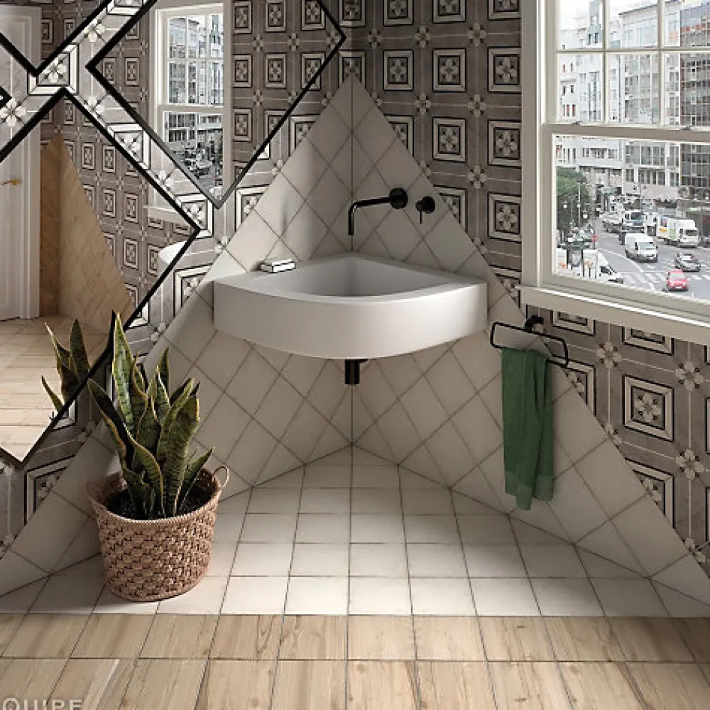Gioia Materia Carrelage Sol Effet Carreaux De Ciment<Carrelage Imitation Carreaux de Ciment ART NOUVEAU DECOR 20x20 Inspire Grey - Les Carreaux de Jean