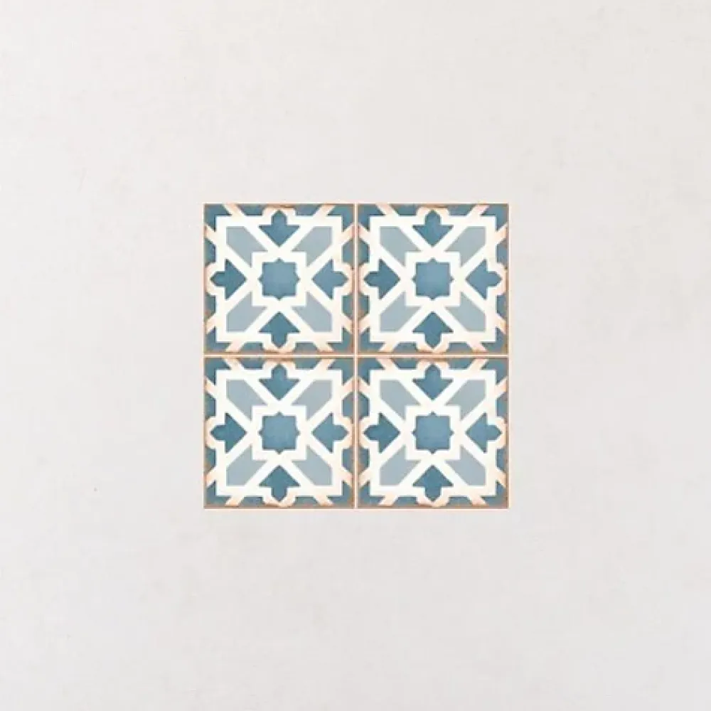 Les Carreaux De Jean Carrelage Sol Effet Carreaux De Ciment<Carrelage Imitation Carreaux De Ciment 12,5x12,5 CASABLANCA Gaza - Les Carreaux de Jean