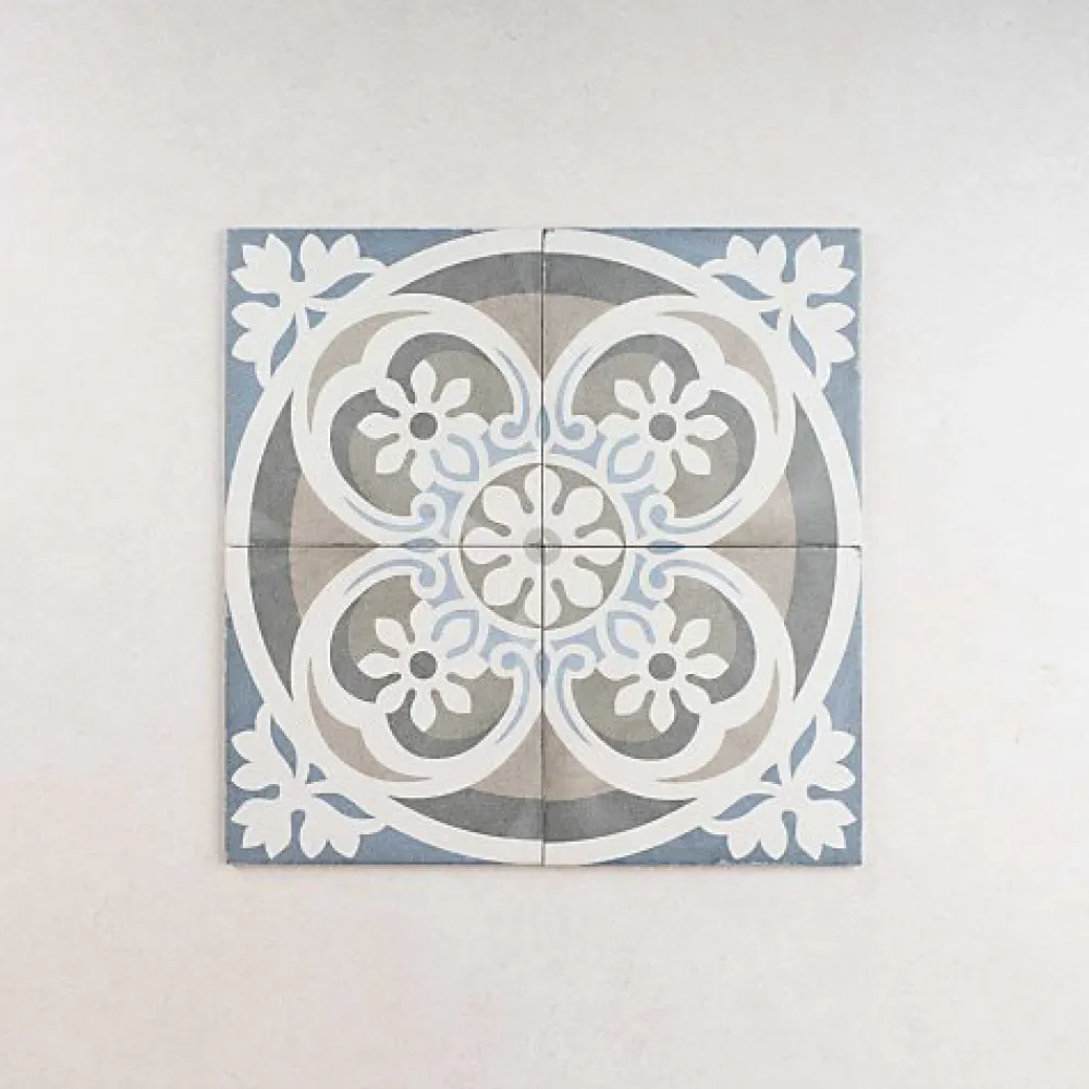 Gioia Materia Carrelage Sol Effet Carreaux De Ciment<Carrelage Imitation Carreaux de Ciment ART NOUVEAU DECOR 20x20 Music Hall - Les Carreaux de Jean