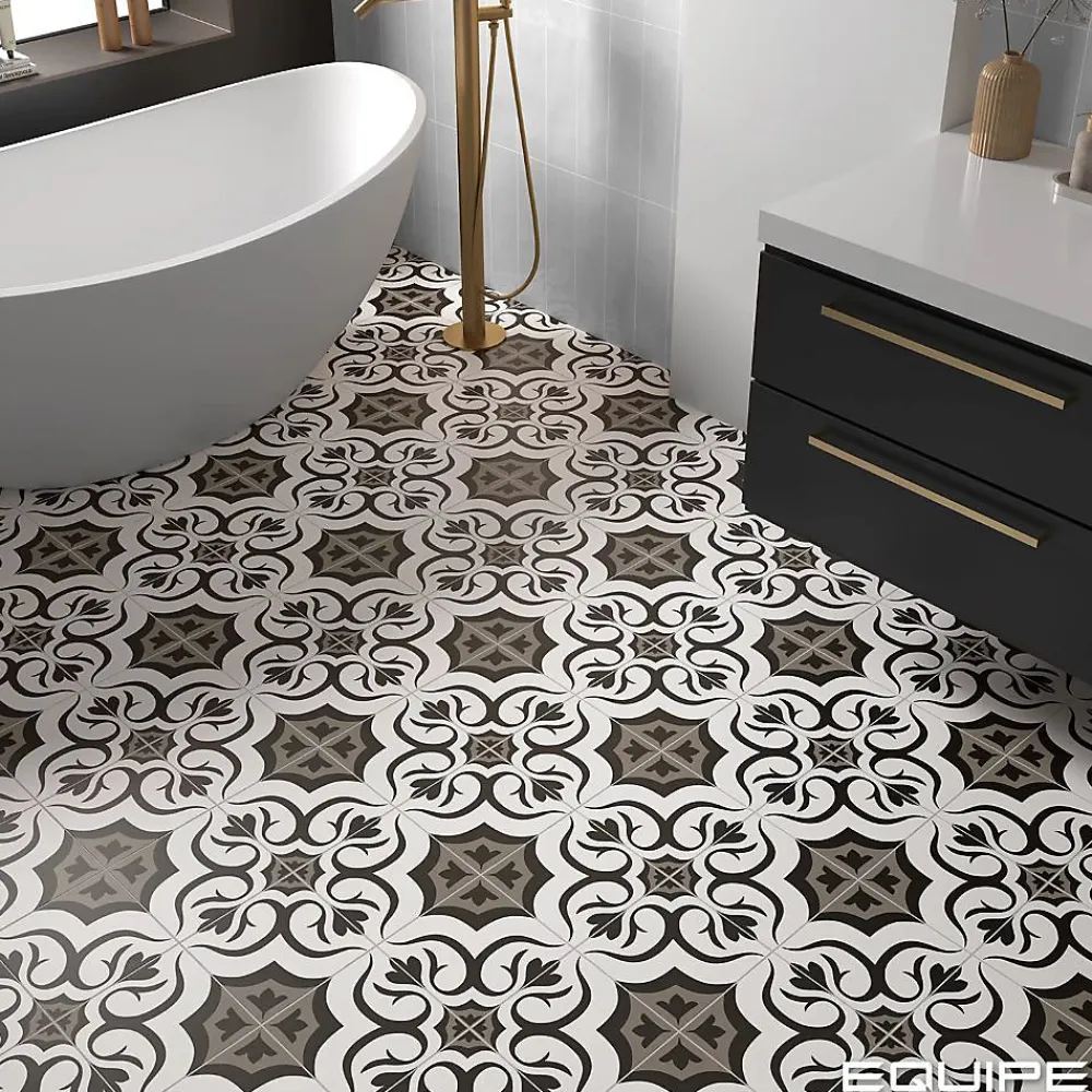 Les Carreaux De Jean Carrelage Sol Effet Carreaux De Ciment<Carrelage Imitation Carreaux De Ciment 20x20 RIVOLI Loiba - Les Carreaux de Jean