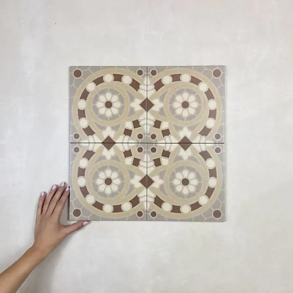 Les Carreaux De Jean Carrelage Sol Pour Cuisine|Carrelage Sol Effet Carreaux De Ciment<Carrelage Imitation Carreaux de Ciment LA MADELEINE 20x20 Malo - Les Carreaux de Jean