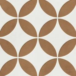Les Carreaux De Jean  Carrelage Imitation Carreaux De Ciment 22,3x22,3 MAYARI Clay Petals - Les Carreaux de Jean- Carrelage Sol Pour Cuisine