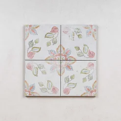 Les Carreaux De Jean Carrelage Imitation Carreaux de Ciment Daphne FIORENTINA 15x15 - Les Carreaux de Jean- Carrelage Sol Pour Cuisine|Carrelage Sol Effet Carreaux De Ciment