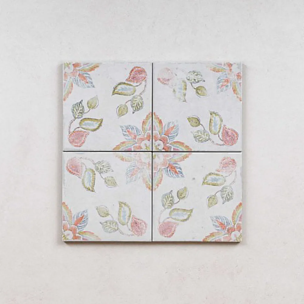 Les Carreaux De Jean Carrelage Imitation Carreaux de Ciment Daphne FIORENTINA 15x15 - Les Carreaux de Jean- Carrelage Sol Pour Cuisine|Carrelage Sol Effet Carreaux De Ciment