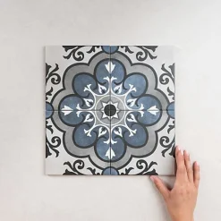 Les Carreaux De Jean Carrelage Sol Effet Carreaux De Ciment<Carrelage Imitation Carreaux de Ciment FLEUR 15x15 Madeleine - Les Carreaux de Jean