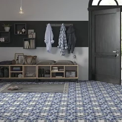 Les Carreaux De Jean  Carrelage Sol Effet Carreaux De Ciment<Carrelage Imitation Carreaux de Ciment FLEUR 15x15 Madeleine - Les Carreaux de Jean