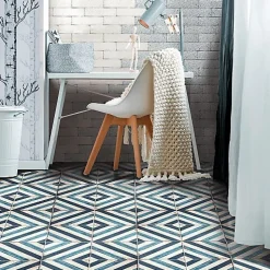 Les Carreaux De Jean Carrelage Imitation Carreaux De Ciment LOFT FLOOR 20x20 Elyria - Les Carreaux de Jean- Carrelage Sol Pour Cuisine|Carrelage Sol Effet Carreaux De Ciment