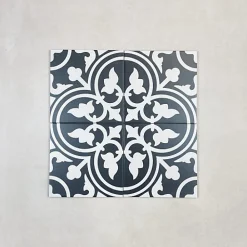 Les Carreaux De Jean Carrelage Sol Effet Carreaux De Ciment<Carrelage Imitation Carreaux de Ciment LA MADELEINE 20x20 Flora - Les Carreaux de Jean