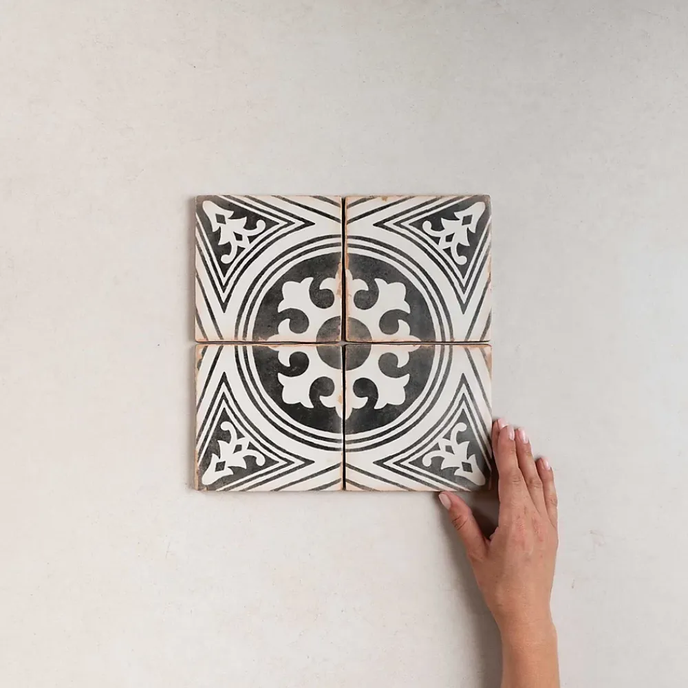 Les Carreaux De Jean Carrelage Sol Effet Carreaux De Ciment<Carrelage Imitation Carreaux De Ciment 12,5x12,5 CASABLANCA Fida - Les Carreaux de Jean