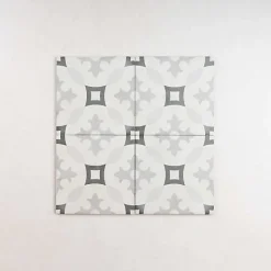Gioia Materia Carrelage Sol Pour Cuisine|Carrelage Sol Effet Carreaux De Ciment<Carrelage Imitation Carreaux de Ciment ART NOUVEAU DECOR 20x20 Karlspatz Grey - Les Carreaux de Jean