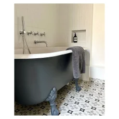 Gioia Materia Carrelage Sol Pour Cuisine|Carrelage Sol Effet Carreaux De Ciment<Carrelage Imitation Carreaux de Ciment ART NOUVEAU DECOR 20x20 Karlspatz Grey - Les Carreaux de Jean