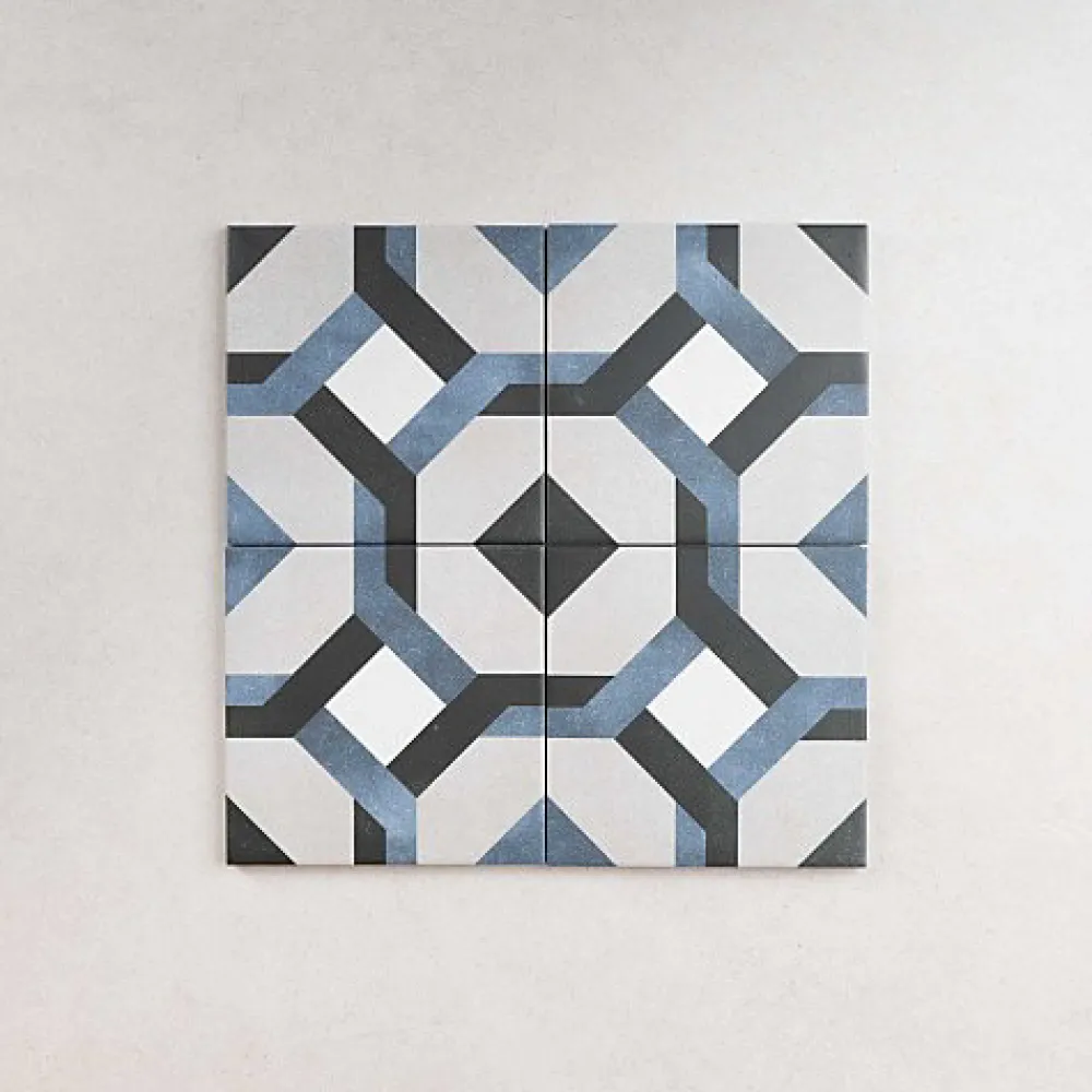 Les Carreaux De Jean Carrelage Sol Effet Carreaux De Ciment<Carrelage Imitation Carreaux de Ciment FLEUR 15x15 Laure - Les Carreaux de Jean