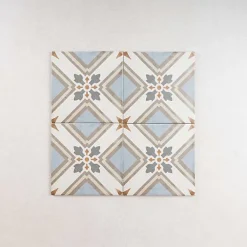 Gioia Materia Carrelage Sol Effet Carreaux De Ciment<Carrelage Imitation Carreaux de Ciment ART NOUVEAU DECOR 20x20 Turin Colour - Les Carreaux de Jean