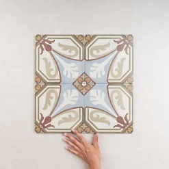 Gioia Materia Carrelage Sol Effet Carreaux De Ciment<Carrelage Imitation Carreaux de Ciment ART NOUVEAU DECOR 20x20 Viena Colour - Les Carreaux de Jean