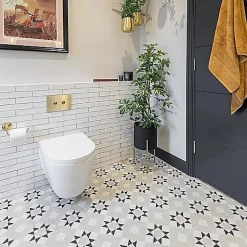 Les Carreaux De Jean  Carrelage Sol Effet Carreaux De Ciment|Carrelage Sol Pour Cuisine<Carrelage Imitation Carreaux de Ciment KOMPAS 20x20 Vita - Les Carreaux de Jean