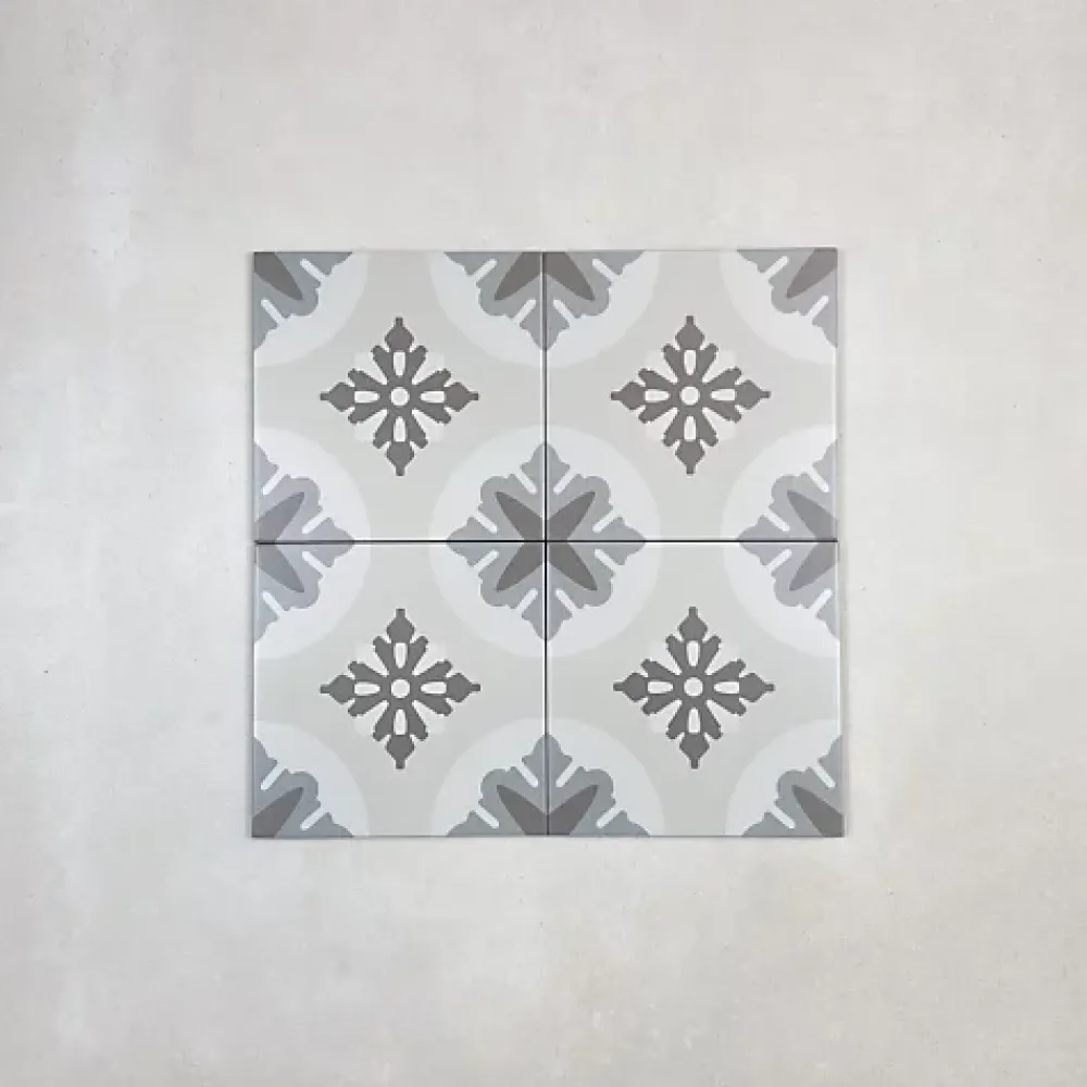 Les Carreaux De Jean Carrelage Imitation Carreaux de Ciment LA MADELEINE 20x20 Evora - Les Carreaux de Jean- Carrelage Sol Effet Carreaux De Ciment