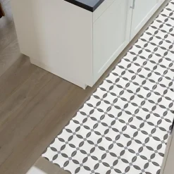 Les Carreaux De Jean Carrelage Imitation Carreaux de Ciment LA MADELEINE 20x20 Chere Noir - Les Carreaux de Jean- Carrelage Sol Effet Carreaux De Ciment