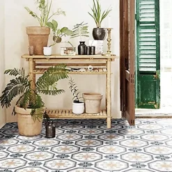Les Carreaux De Jean  Carrelage Imitation Carreaux de Ciment GABANA 20x20 Melah - Les Carreaux de Jean- Carrelage Sol Effet Carreaux De Ciment|Carrelage Sol Pour Cuisine
