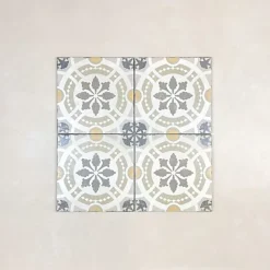 Les Carreaux De Jean Carrelage Imitation Carreaux de Ciment GABANA 20x20 Bahia - Les Carreaux de Jean- Carrelage Sol Effet Carreaux De Ciment
