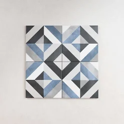 Les Carreaux De Jean Carrelage Imitation Carreaux de Ciment FLEUR 15x15 Geraldine - Les Carreaux de Jean- Carrelage Sol Effet Carreaux De Ciment