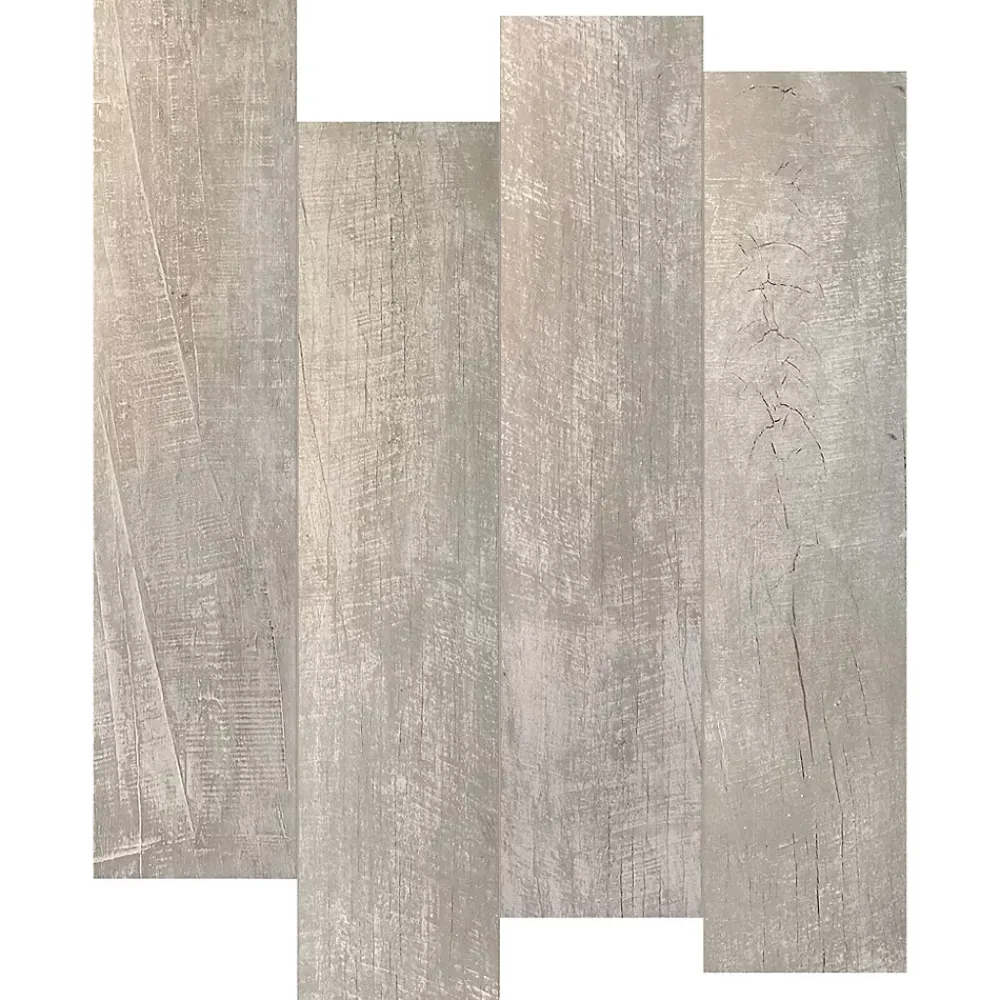 Allocarrelage Carrelage Imitation Parquet 19x80 Bozel Gris -- Carrelage Sol Pour Cuisine|Carrelage Sol Effet Bois