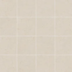 Tinker Carrelage Imitation Pierre Crema blanc 80x80 cm- Carrelage Sol Effet Pierre