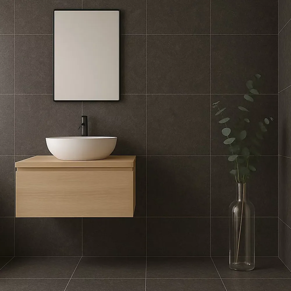Tinker Carrelage Sol Effet Pierre<Carrelage Imitation Pierre Crema noir space 60x60 cm