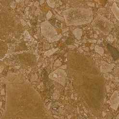 Tinker Carrelage Imitation Pierre Crema marron 60x60 cm- Carrelage Sol Effet Pierre