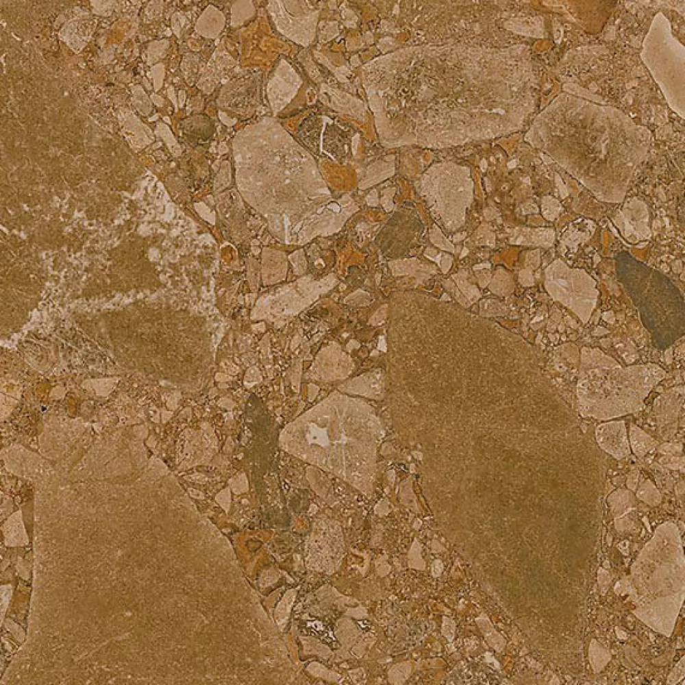 Tinker Carrelage Imitation Pierre Crema marron 60x60 cm- Carrelage Sol Effet Pierre