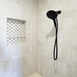Concept Mosaïque carrelage imitation zellige 6.5x20 cm MALEM WHITE- Faïence Pour Salle De Bains|Faïence Unie