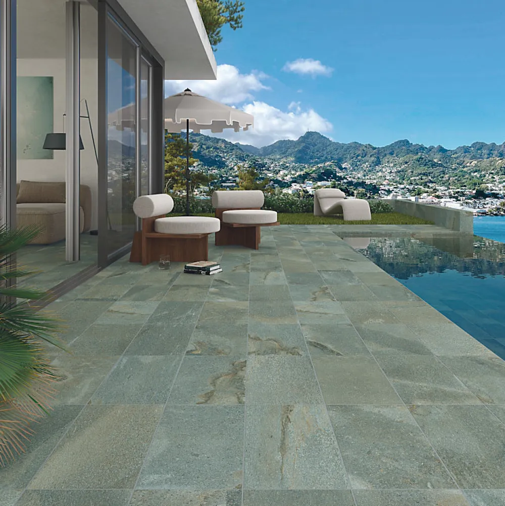 Eiffel art construction Carrelage intérieur / extérieur effet pierre naturelle 30x60 cm BALI turquesa- Mosaïque Pour Wc